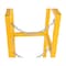 Vestil Yellow Powder Coated Steel Cylinder Barricade Rack Single Cylinder CYL-FMSR-1 - alternate 7